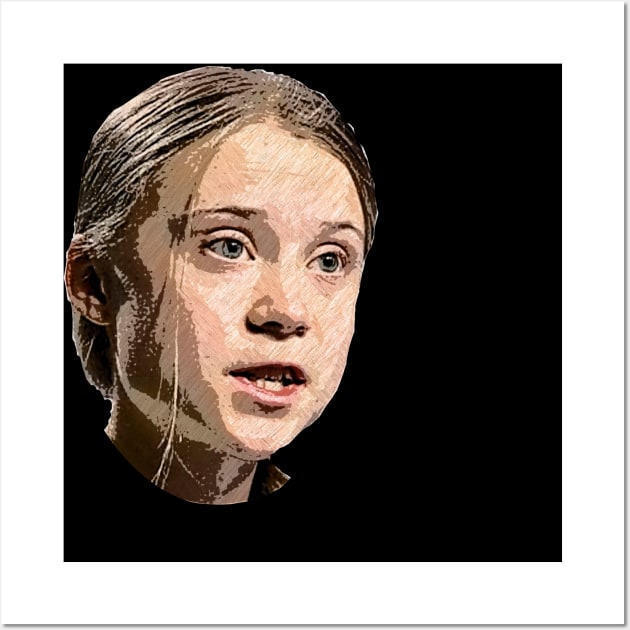 Greta Thunberg - ART Wall Art by Keinobrand